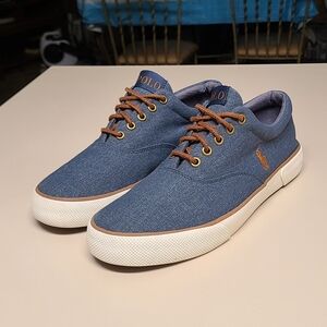 POLO Ralph Lauren Forrestmont 2 denim casual sneakers size 10
